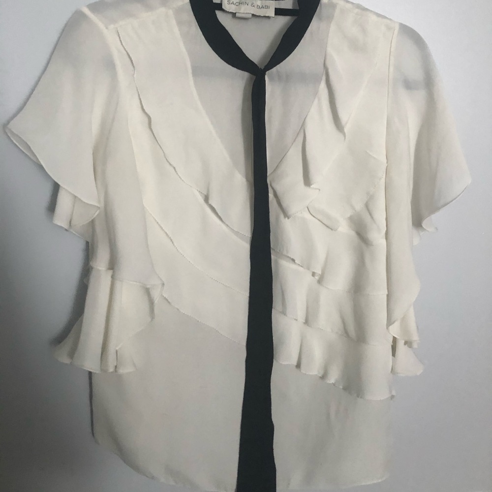 Sachin & Babi Ruffled Blouse